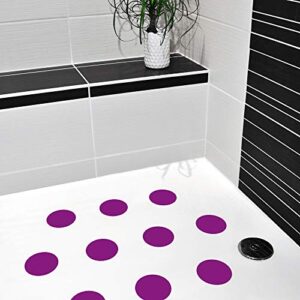 Lila Anti-Rutsch-Aufkleber für Dusche und Badewanne, Selbstklebend und rutschhemmend