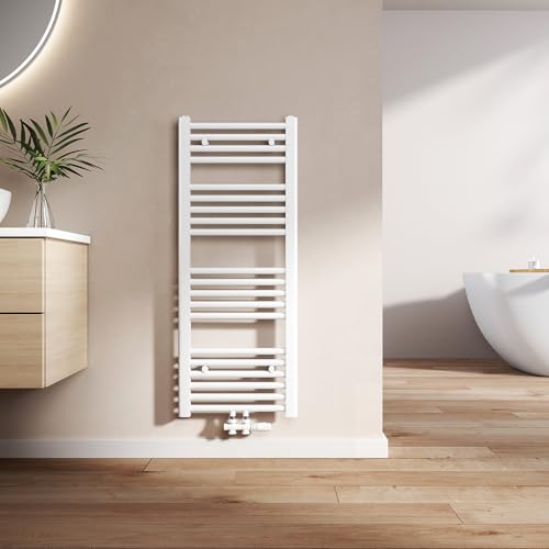 Badheizkörper für ein perfektes Badezimmer, Handtuchwärmer und Heizkörper für Bad, weiß, 356W