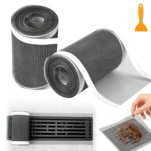 Effektives Haarsieb für Duschen und Kuechen - Abfluss Sieb aus Fiberglas mit Plastikspatel