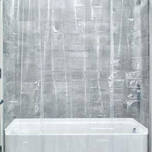 Vinyl-Auskleidung für Dusche, wasserdicht und schnelltrocknend, PVC-Vinyl, 182,9 x 213,4 cm