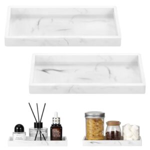 Silikon Seifenschale für Küche, Arbeitsplatte Waschbecken - Luxspire Bad Eitelkeit Tablett 2 Packungen (20 x 10cm)