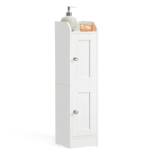 Badezimmerschrank mit Landhausnote, verstellbare Ablagen und edler Optik