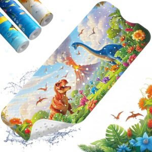 XIYUNTE Badewannenmatte rutschfest für Kinder, 100x40 cm Antirutschmatte für Badewanne und Dusche, schimmelresistente Badematte für Baby und Kinder, 100% BPA frei & maschinenwaschbar