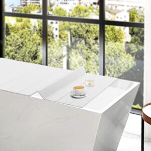 Badewannenabdeckung Faltbar, 170x75cm wasserdicht & staubdicht PVC Badewannenbrett Isolierung für Badezimmer & SPA, Belastbar bis 5kg (Weiß)