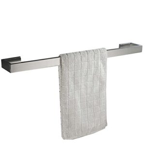 Handtuchstange aus Edelstahl mit silberner Oberfläche, ideal für das Badezimmer oder andere Räume, Wandmontage möglich