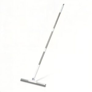 Abzieher für Boden und Dusche mit 42cm Silikonlippe, effektiv entfernt Wasser, Tierhaare und Seifenwasser von Badezimmerböden, Fenstern und Spiegeln