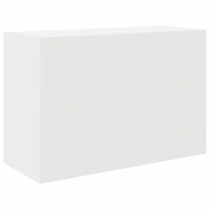 Badewandschrank 60x25x40 cm, weißer Hängeschrank für Badezimmer oder Schlafzimmer, praktischer Stauraum mit modernem Design