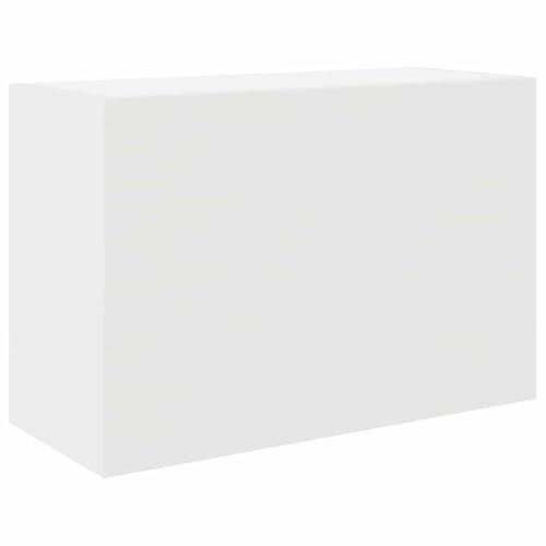 Badewandschrank 60x25x40 cm, weißer Hängeschrank für Badezimmer oder Schlafzimmer, praktischer Stauraum mit modernem Design