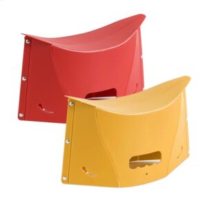 Multifunktionaler Toilettenhocker mit klappbarem Design, 2-teilig, tragbar, für Badezimmer oder Outdoor-Anwendung
