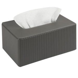 Tempoboxen Spender aus PU-Leder mit Magnetverschluss, ideal für Wohnzimmer, Badezimmer oder Büro