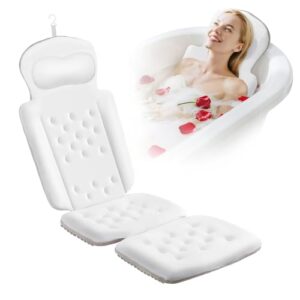 Badewannenkissen Ganzkörper Badekissen, luxuriöses Kissen für Badewanne mit Kopfstütze und Nackenunterstützung für entspannten Schlaf und Relaxation