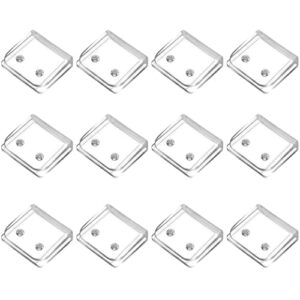 Duschvorhang Clips, 12 Stück transparente Badezimmer Vorhanghalter mit Wasserschutz und einfacher Montage ohne Bohren