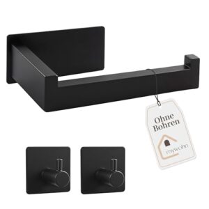 Toilettenpapierhalter ohne Bohren, Edelstahl 304, gebürstet, Selbstklebend, für Küche und Badzimmer