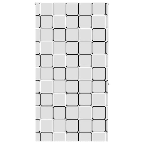 Duschrollo 140x240 cm Stoffbreite 136 cm, Duschvorhang für ein stilvolles Badezimmer mit Privatsphäre und Eleganz