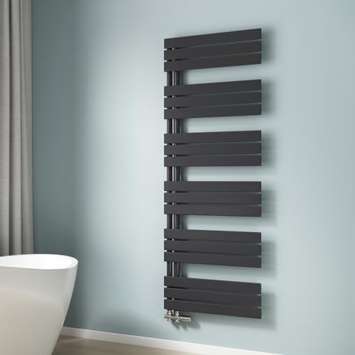 Effizienter Handtuchwärmer für ein behagliches Badezimmer mit effizienter Wärmeabgabe und dachtem Design.