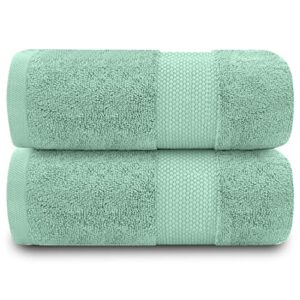 2-teiliges Badetuch aus ägyptischer Baumwolle, wasserabsorbierende Handtücher-Sets, Entenei, 70 x 125 cm