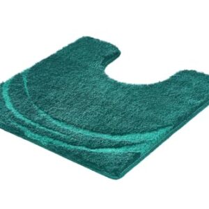 Kleiner, aber feiner WC-Vorleger mit abstraktem Design und Hoch-Tief-Struktur. Made of hochwertigem 100% Polyacryl, leicht maschinenwaschbar.
