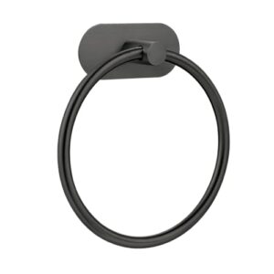 Selbstklebender runder Handtuchring aus Edelstahl, Bohrfrei und Rostfest. Wasserfester Handtuchhalter mit Starker Klebefläche, Moderne Wandhalterung, Ideal für Bad und Küche.