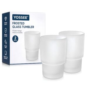 Ersatzglas für Badezimmerbecher, Zahnputzbecher aus hochwertigem Milchglas